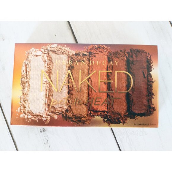 Urban Decay Naked Petite Heat Eyeshadow Palette New 6 Eye Colors Pressed Powder - Picture 1 of 6